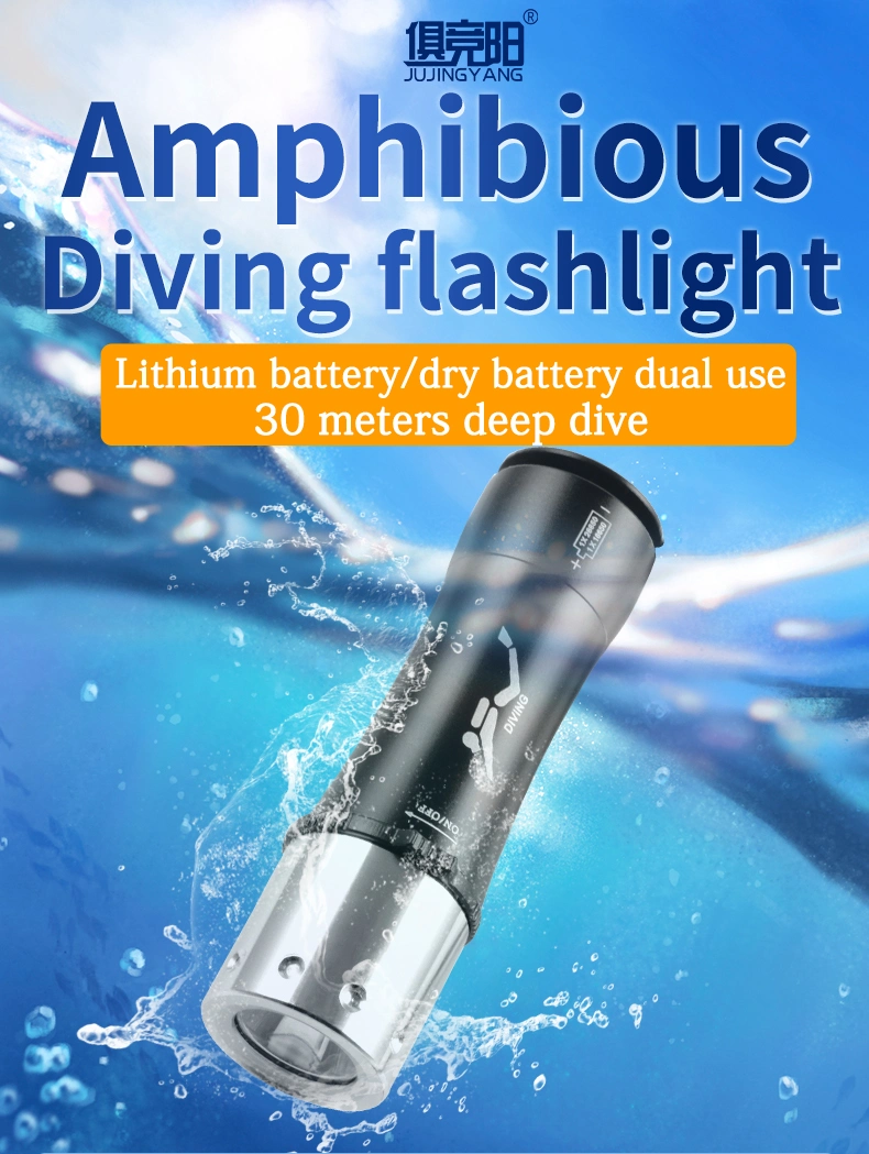 Professional Diving Flashlight Diving Torch LED Flashlight