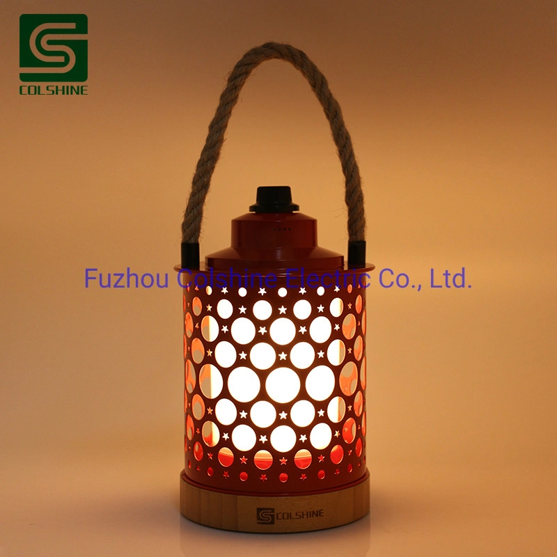 Rechargeable Camping Lantern LED Decorative Light Battery Operated Table Lamp