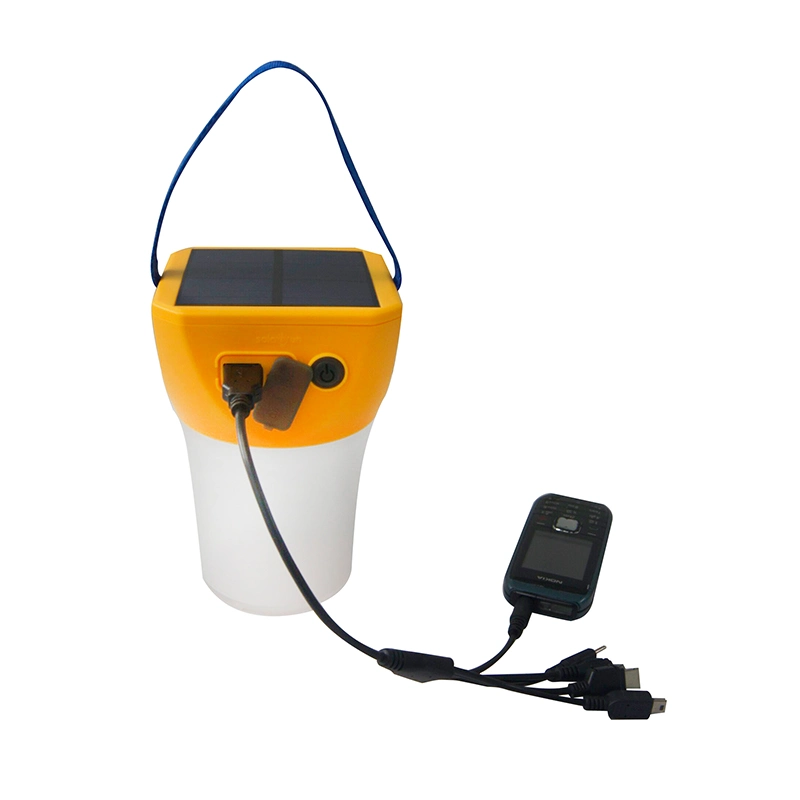 Solar Lantern with Mobile Phone Charger Hanging Lamp