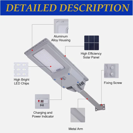 Luces de calle solares de 100W 200W 300wled para exteriores, luz de inundación de seguridad del anochecer al amanecer con control remoto, resistente al agua, ideal para estacionamiento, patio, camino