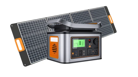 Fuente de alimentación de almacenamiento de energía al aire libre Fuente de alimentación portátil de emergencia de vehículo de carga de energía solar 500W