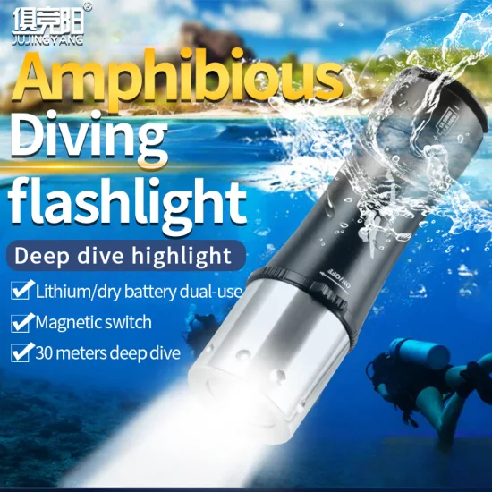 Linterna de buceo profesional Linterna de buceo Linterna LED